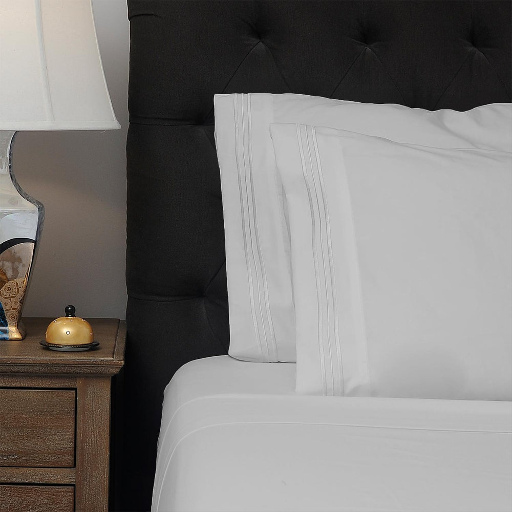 Split King Bamboo Sheets: Cooling, Deep Pocket, Hypoallergenic, Wrinkle-Free, Corner Straps