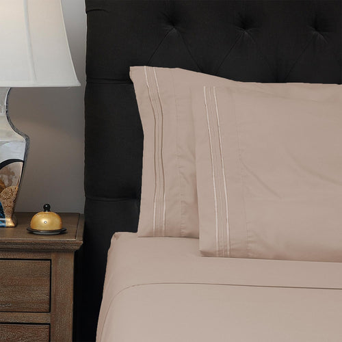 Queen – Bamboo-Infused, Deep Pocket, Hypoallergenic, Wrinkle-Free, Corner Straps