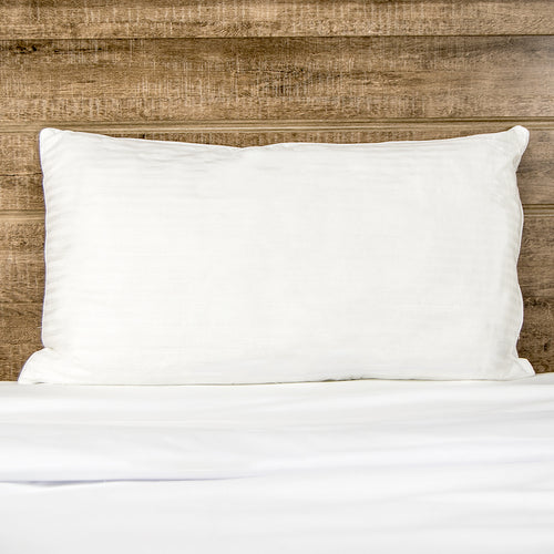 Luxury Hotel Quality Goose Down Alternative Pillows - Low Medium Fill