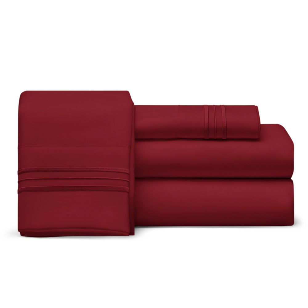 California King Sheets, 1800 Thread Count Ultra-Comfort, Deep Pocket, Hypoallergenic Sheets