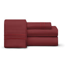 Burgundy sheet set