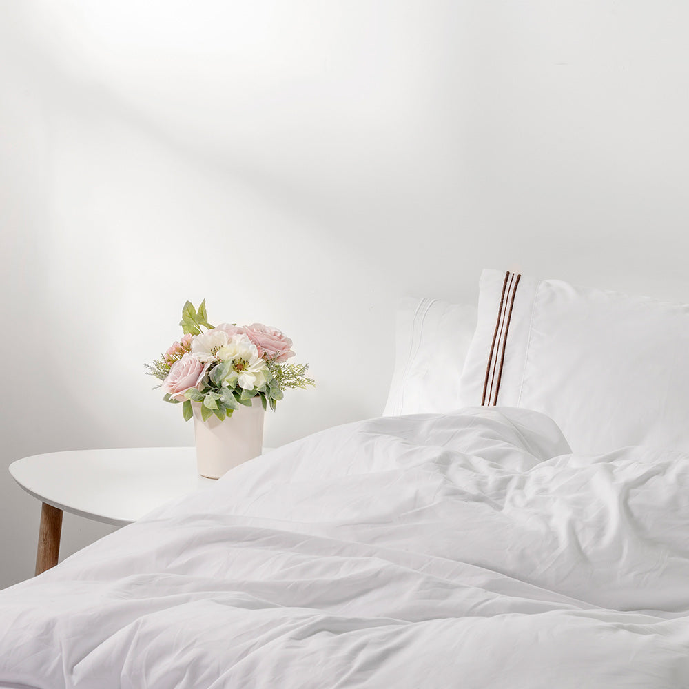 Embroidered Sheet Set, 1800 Thread Count Overstock Sheets