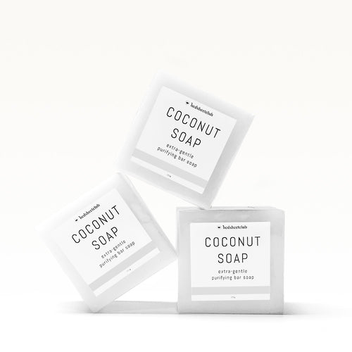 Coconut Hand Soap Bar - Extra-Gentle 100 Grams (3 Pack)