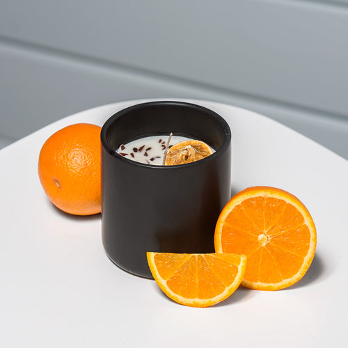 Handmade Orange Spice Soy Candle (10oz)