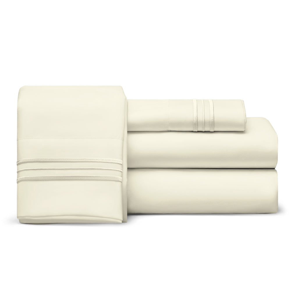 2 Sets QUEEN HIGH THREAD COUNT 1800 EGYPTIAN COTTON & BAMBOO SATIN SOFT 2 Sets QUEEN HIGH THREAD COUNT 1800 EGYPTIAN COTTON & BAMBOO SATIN SOFT