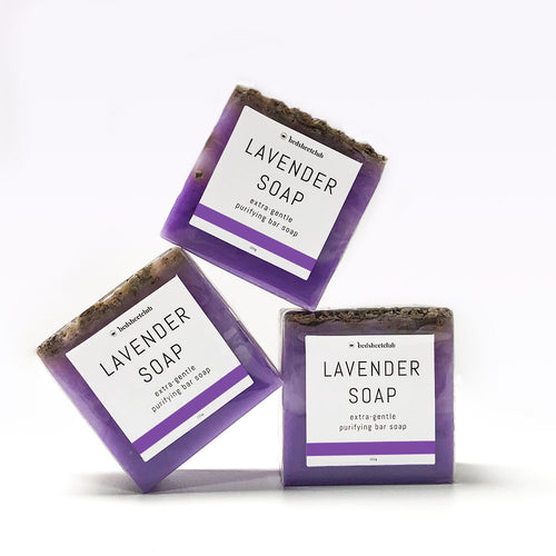 lavender hand soap bar extra gentle 3x 100grams