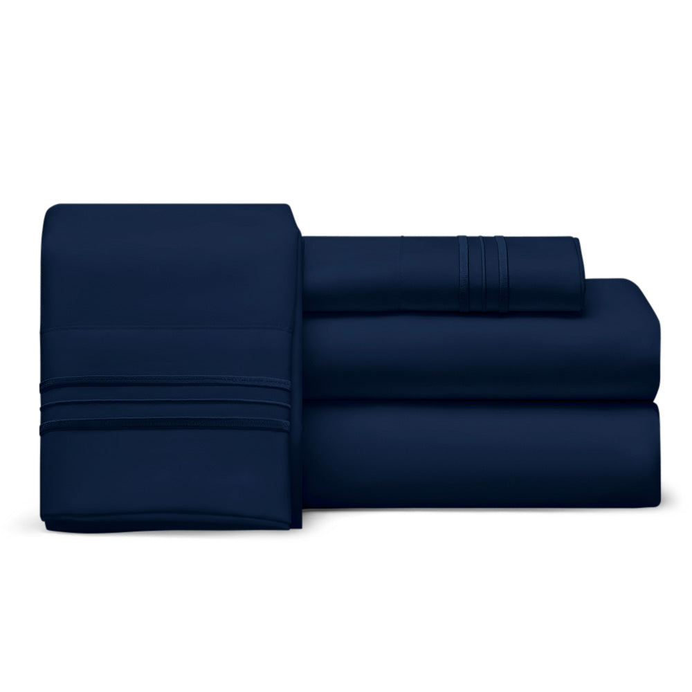 California King Sheets, 1800 Thread Count Ultra-Comfort, Deep Pocket, Hypoallergenic Sheets