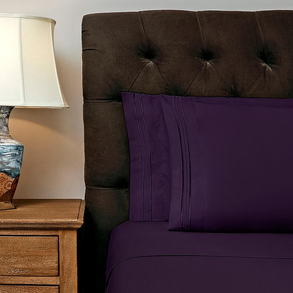 Olympic Queen Sheets, 1800 Thread Count Ultra Comfort Sheets, Deep Poc