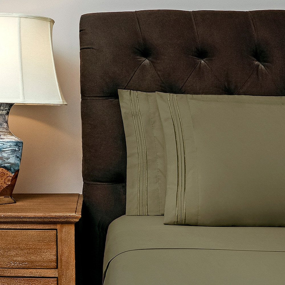 Split California King Sheets, 1800 Thread Count Ultra Comfort Sheets, Deep Pocket