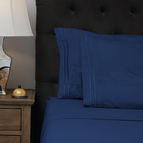Queen – Bamboo-Infused, Deep Pocket, Hypoallergenic, Wrinkle-Free, Corner Straps