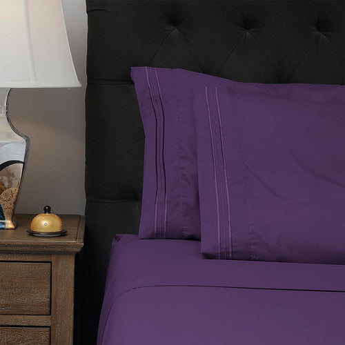 Queen – Bamboo-Infused, Deep Pocket, Hypoallergenic, Wrinkle-Free, Corner Straps