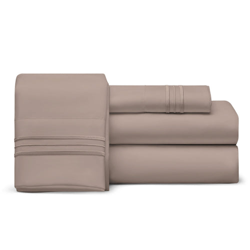 Split Top King Sheet Set (Flex), 1800 Thread Count Ultra Comfort, Deep Pocket
