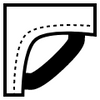 corner straps icon