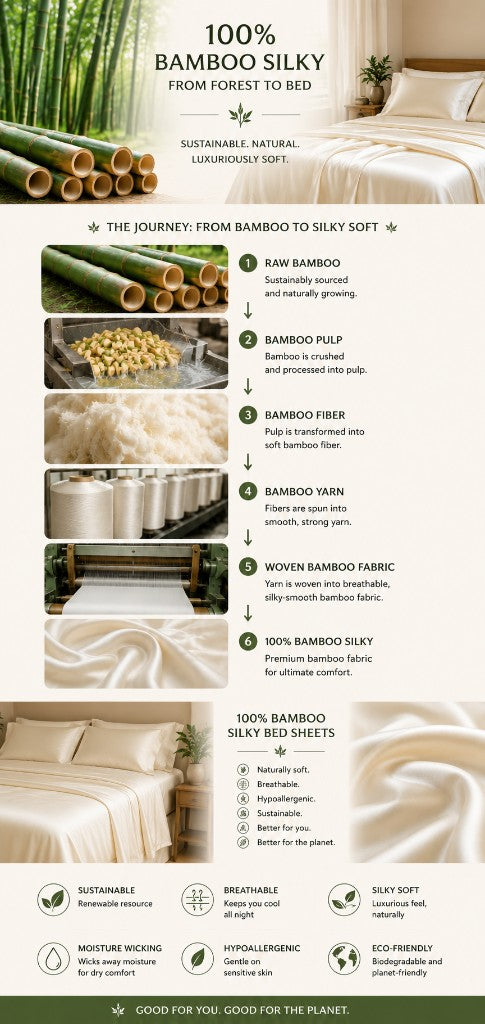 From forest to bed: how our 100% bamboo sheets are made